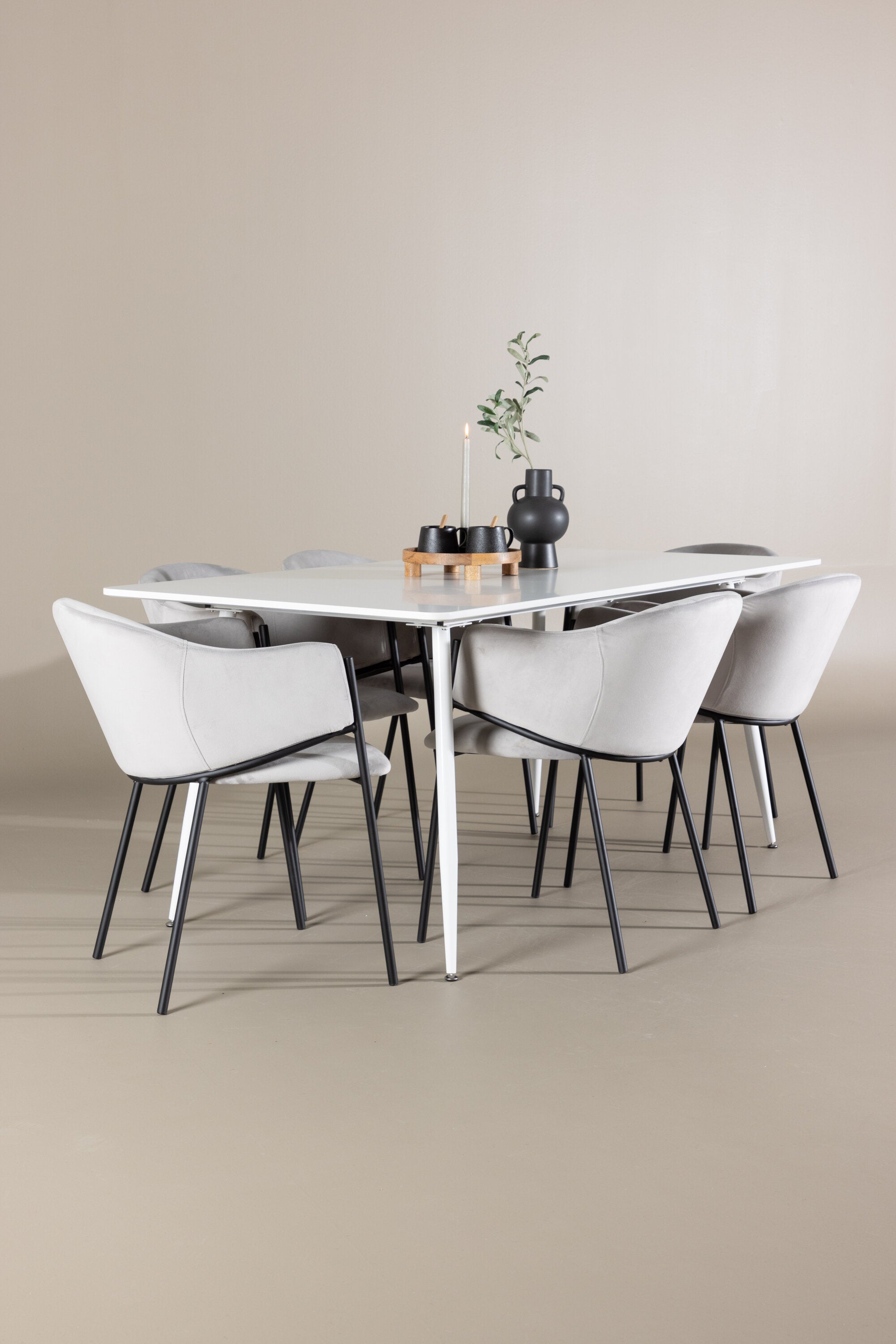 Silar Matbord med Evelina Matstol-GR Dining Set-Venture Home-peaceofhome.se