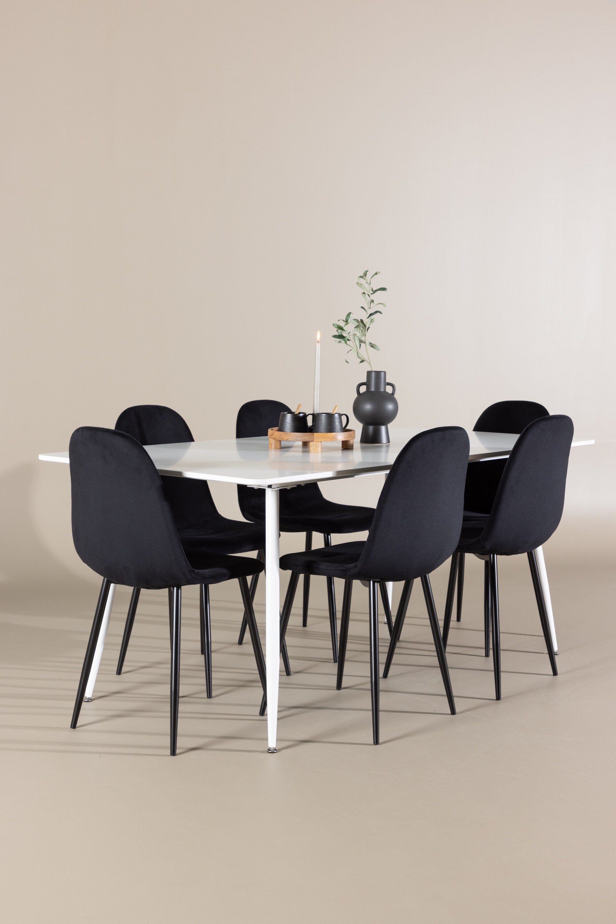 Silar Matbord med Polar Matstol-GR Dining Set-Venture Home-peaceofhome.se