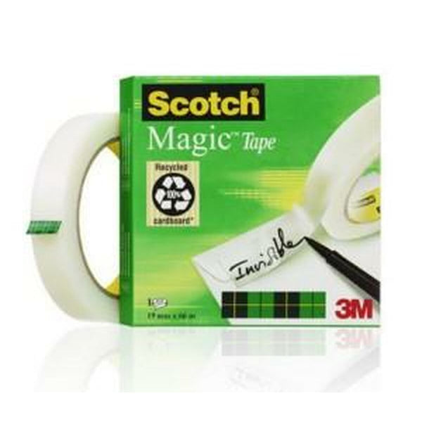 Självhäftande band Scotch Magic 19 mm x 66 m (12 antal)-Kontor och Kontorsmaterial, Kontorsmaterial-Scotch-peaceofhome.se