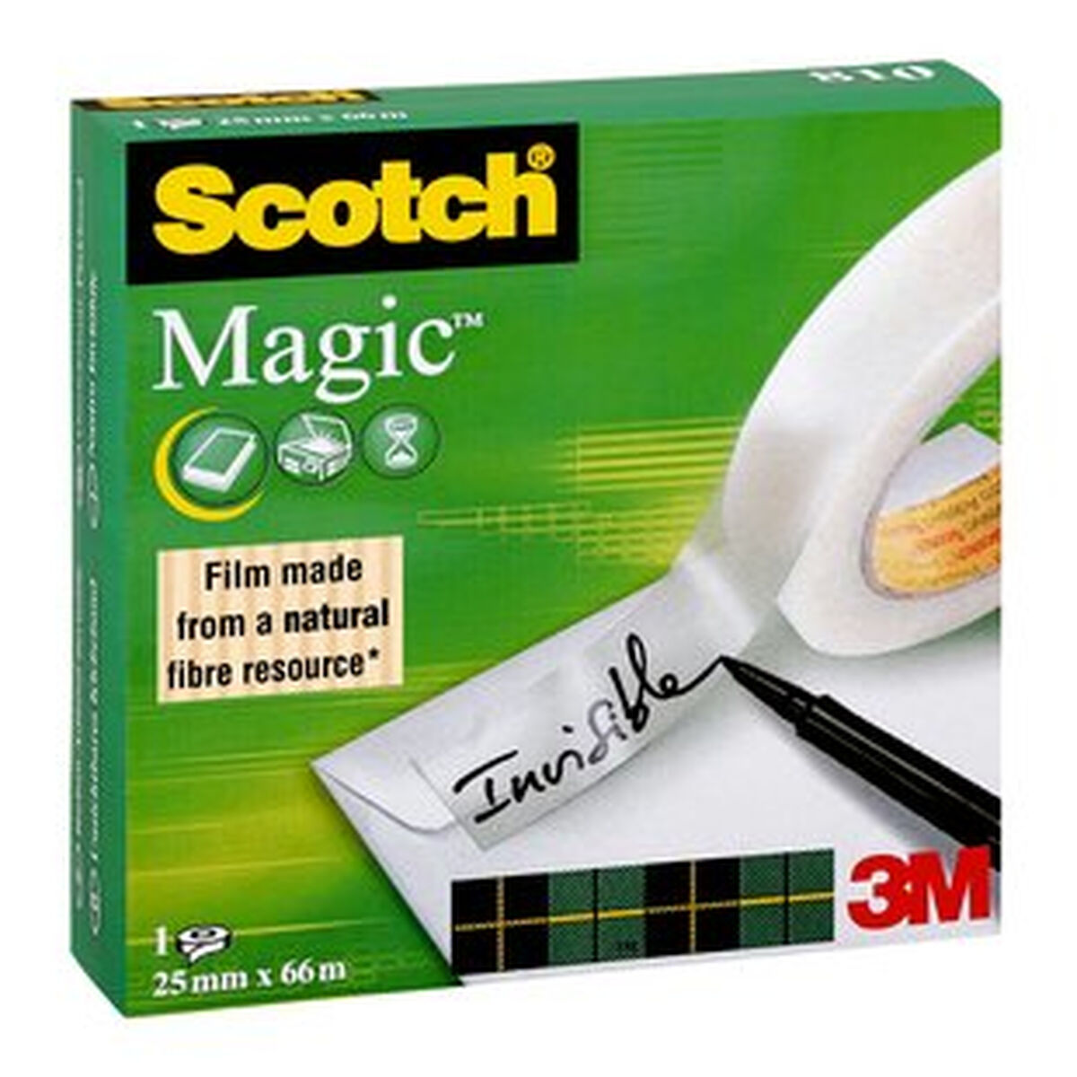 Självhäftande band Scotch Magic 810 Transparent 25 mm x 66 m (9 antal)-Kontor och Kontorsmaterial, Kontorsmaterial-Scotch-peaceofhome.se