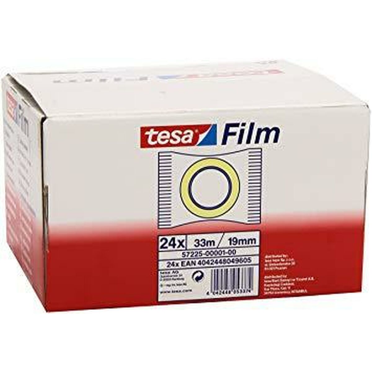 Självhäftande band TESA 19 mm 33 m Transparent (24 antal)-Kontor och Kontorsmaterial, Kontorsmaterial-TESA-peaceofhome.se