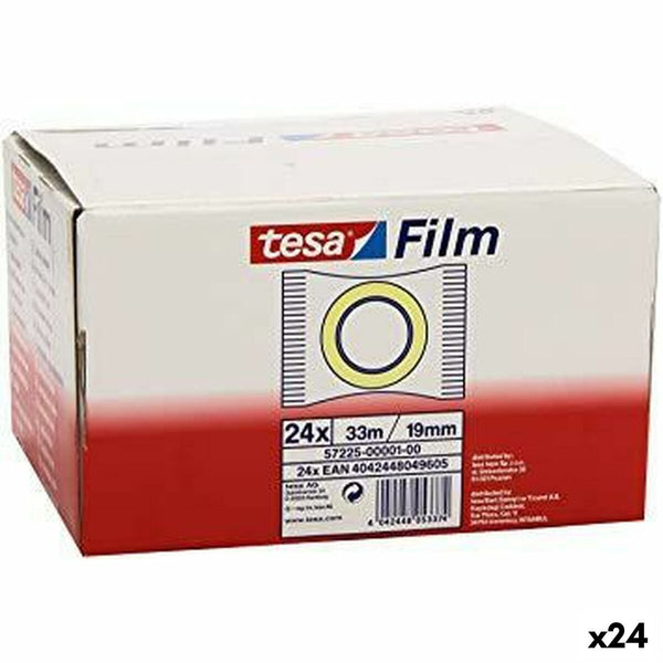 Självhäftande band TESA 19 mm 33 m Transparent (24 antal)-Kontor och Kontorsmaterial, Kontorsmaterial-TESA-peaceofhome.se