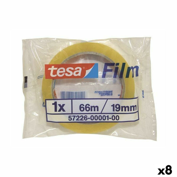 Självhäftande band TESA 66 m 19 mm Transparent (8 antal)-Kontor och Kontorsmaterial, Kontorsmaterial-TESA-peaceofhome.se