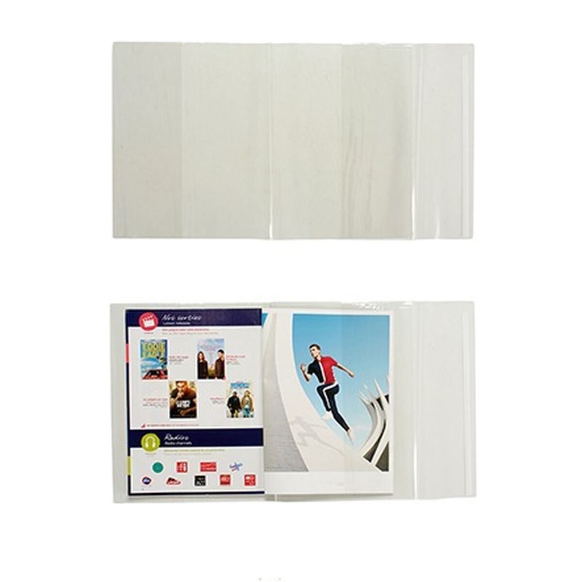 Självhäftande bokomslag Transparent Plast 29 x 53 cm (36 antal)-Kontor och Kontorsmaterial, Skol- och utbildningsmaterial-Pincello-peaceofhome.se