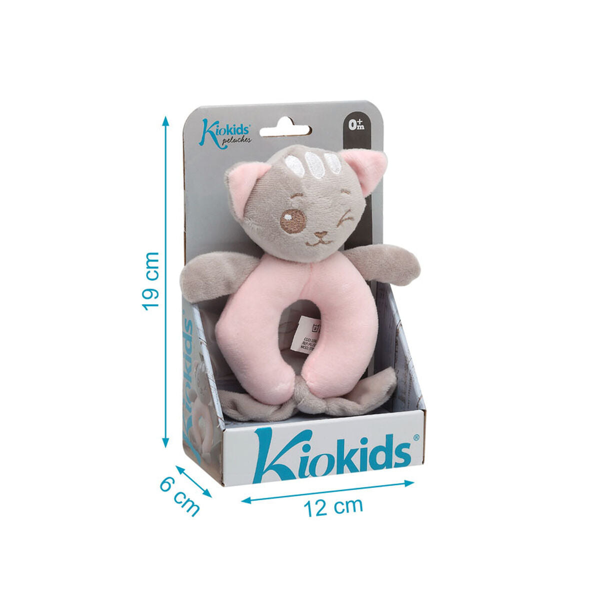 Skallra Katt 16 cm Rosa-Bebis, Leksaker för småbarn-BigBuy Kids-peaceofhome.se