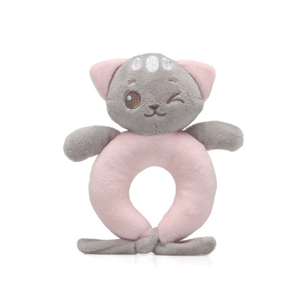 Skallra Katt 16 cm Rosa-Bebis, Leksaker för småbarn-BigBuy Kids-peaceofhome.se