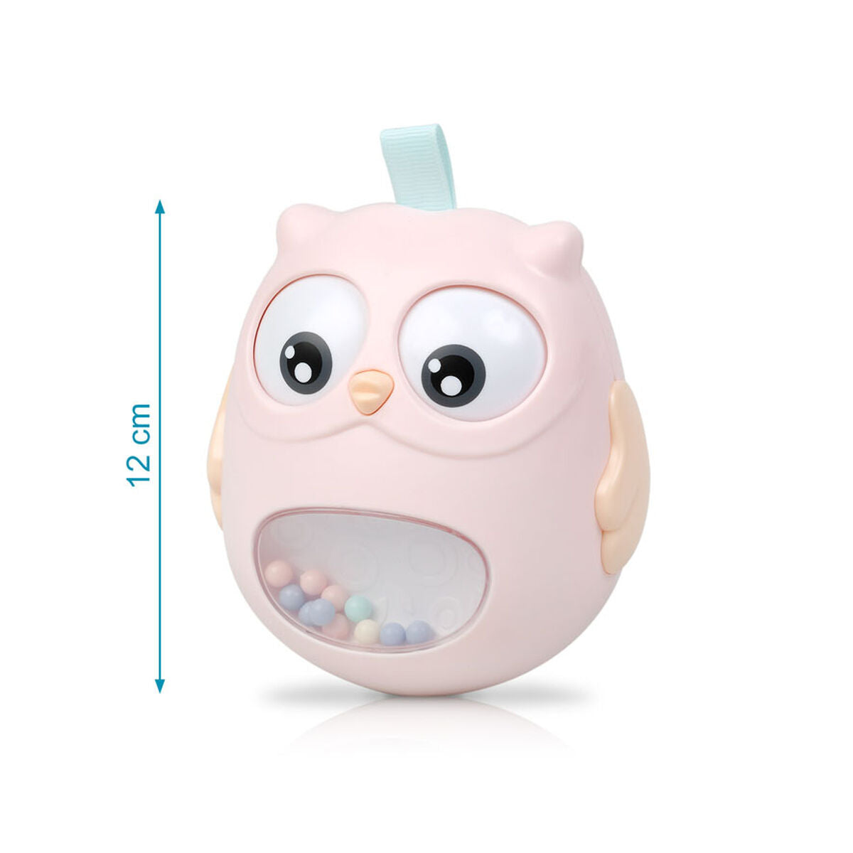 Skallra Uggla Rosa-Bebis, Leksaker för småbarn-BigBuy Kids-peaceofhome.se