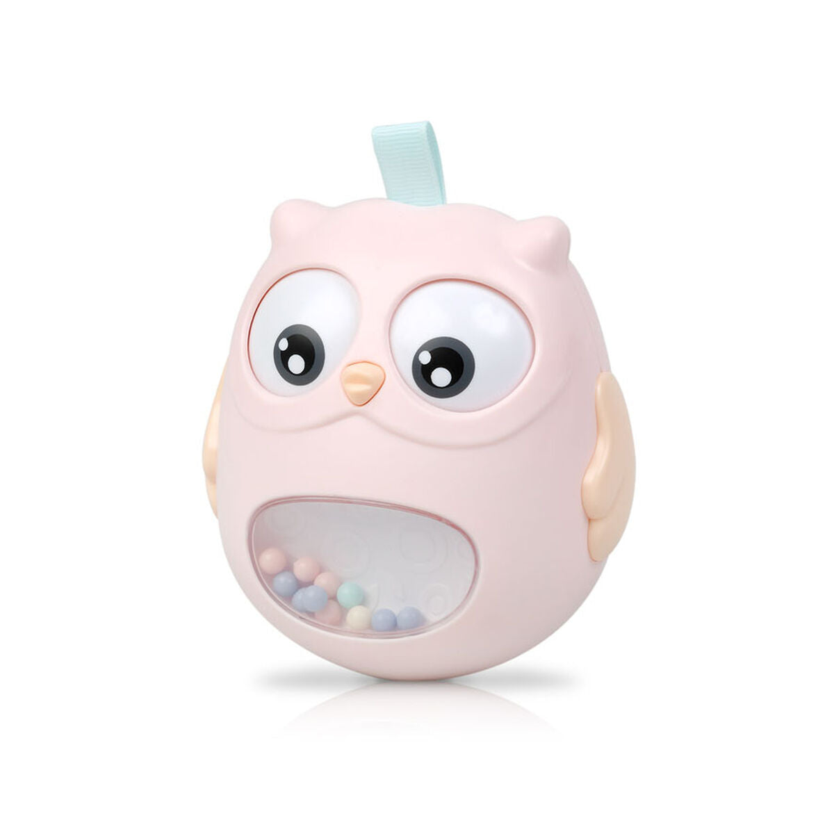 Skallra Uggla Rosa-Bebis, Leksaker för småbarn-BigBuy Kids-peaceofhome.se