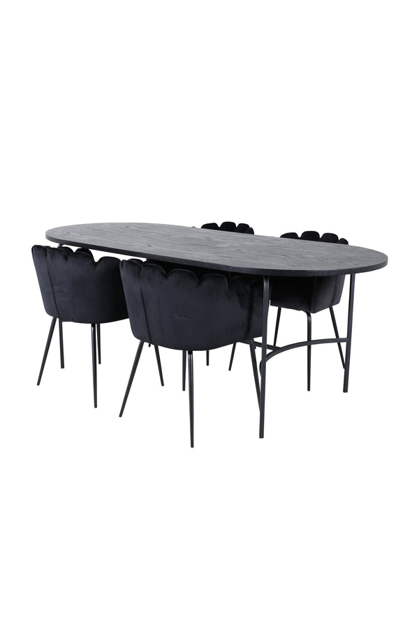 Skate Oval Matgrupp-GR Dining Set-Venture Home-peaceofhome.se