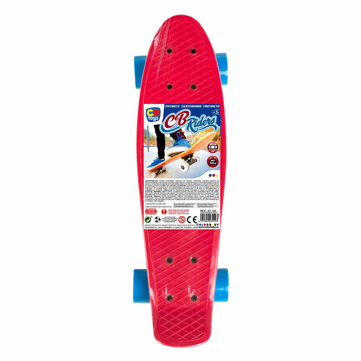 Skateboard Colorbaby (6 antal)-Leksaker och spel, Sport och utomhus-Colorbaby-peaceofhome.se