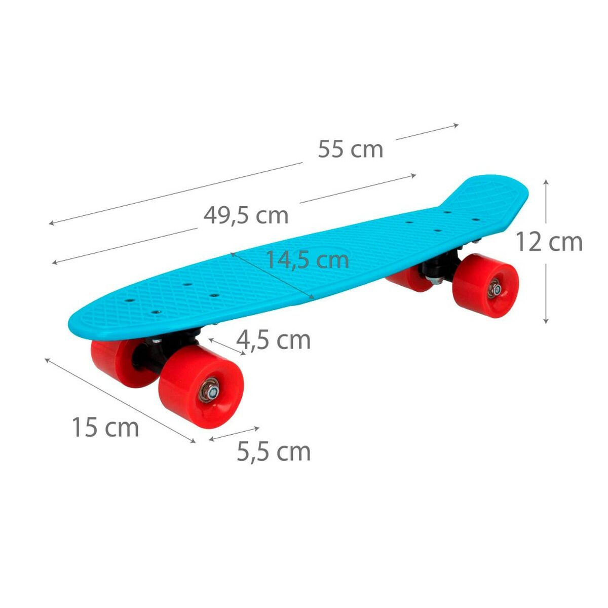 Skateboard Colorbaby Blå (6 antal)-Leksaker och spel, Sport och utomhus-Colorbaby-peaceofhome.se