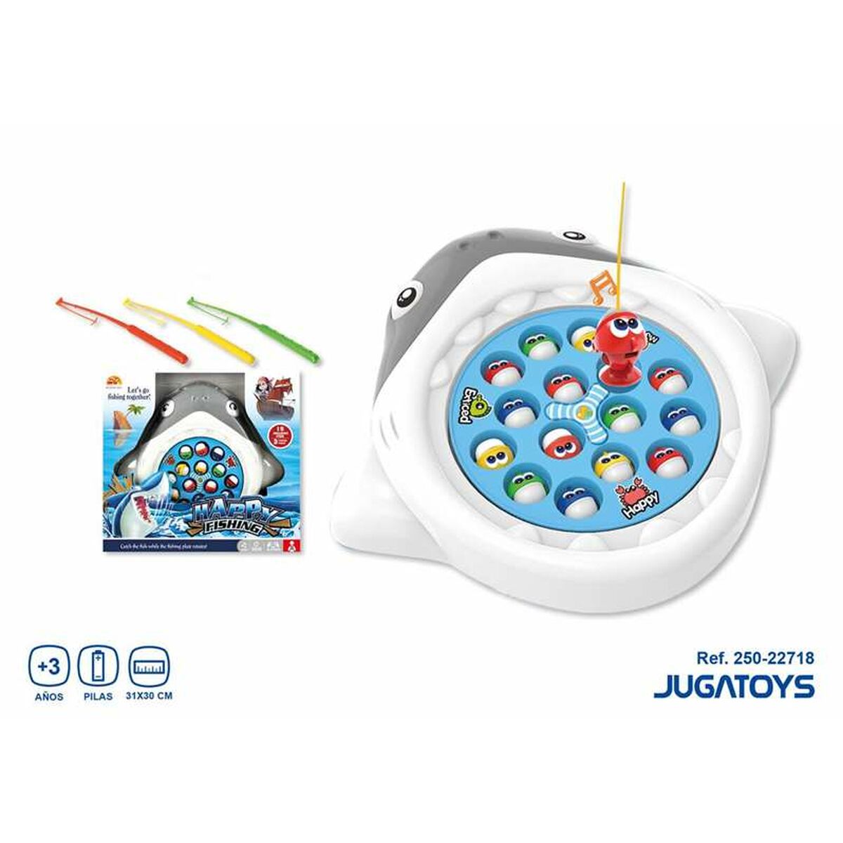Skicklighetsspel Haj-Leksaker och spel, Spel och tillbehör-BigBuy Kids-peaceofhome.se