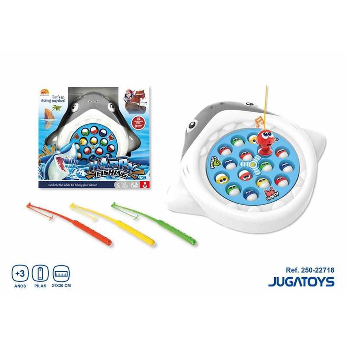 Skicklighetsspel Haj-Leksaker och spel, Spel och tillbehör-BigBuy Kids-peaceofhome.se