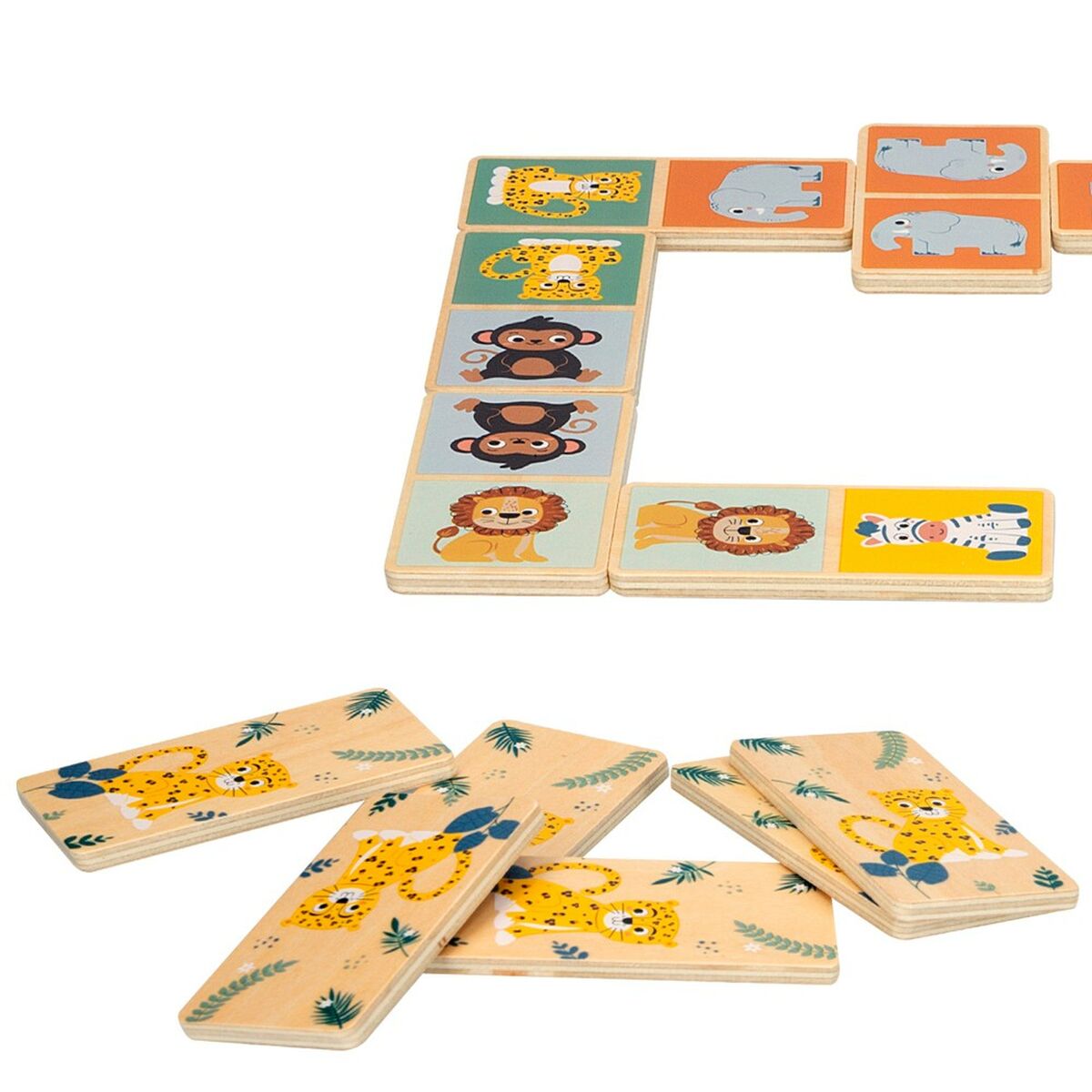 Skicklighetsspel Woomax djur (12 antal)-Leksaker och spel, Spel och tillbehör-Woomax-peaceofhome.se