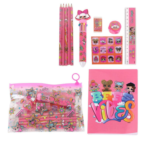 Skolpaket LOL Surprise! Rosa-Kontor och Kontorsmaterial, Skol- och utbildningsmaterial-LOL Surprise!-peaceofhome.se