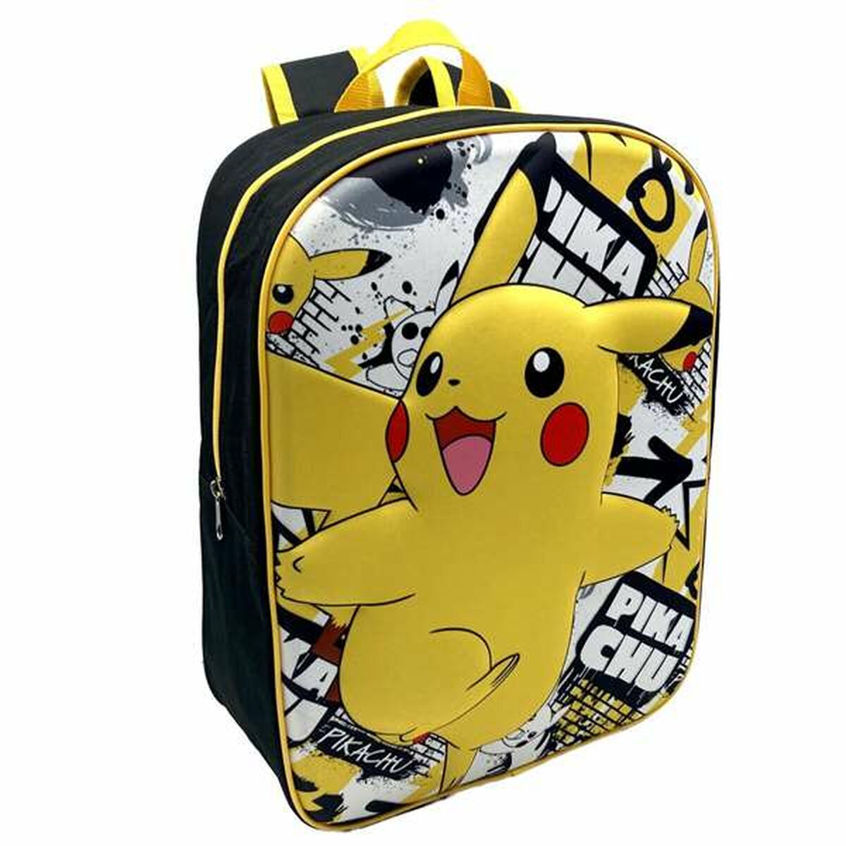 Skolryggsäck 3D Pokémon Pikachu 40 x 30 x 15 cm-Kontor och Kontorsmaterial, Skol- och utbildningsmaterial-Pokémon-peaceofhome.se