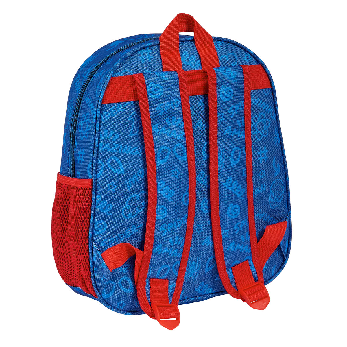 Skolryggsäck 3D Spider-Man Röd Marinblå 27 x 33 x 10 cm-Kontor och Kontorsmaterial, Skol- och utbildningsmaterial-Spider-Man-peaceofhome.se