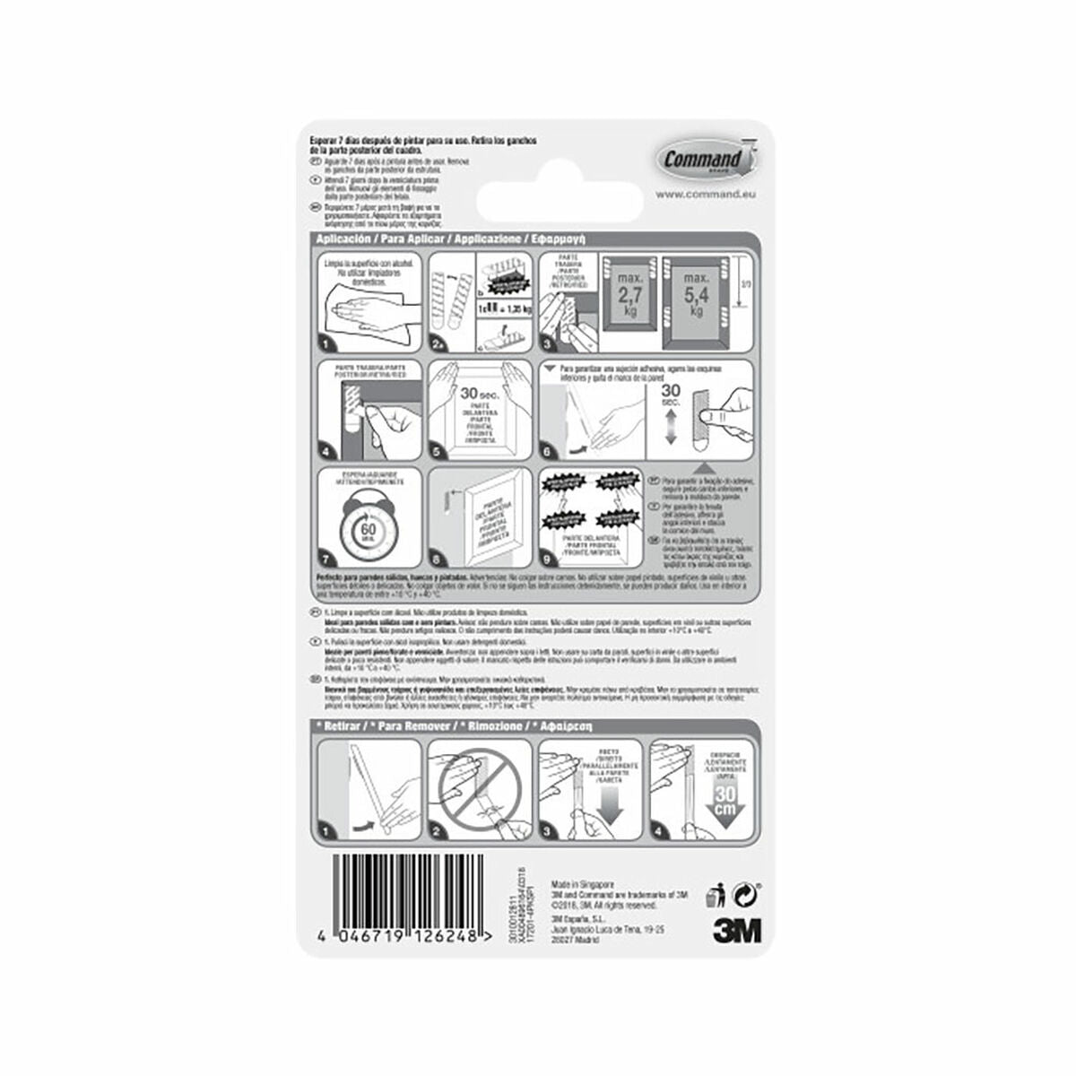 Skolryggsäck 3M 7100127044 Vit (4 antal)-Kontor och Kontorsmaterial, Skol- och utbildningsmaterial-3M-peaceofhome.se