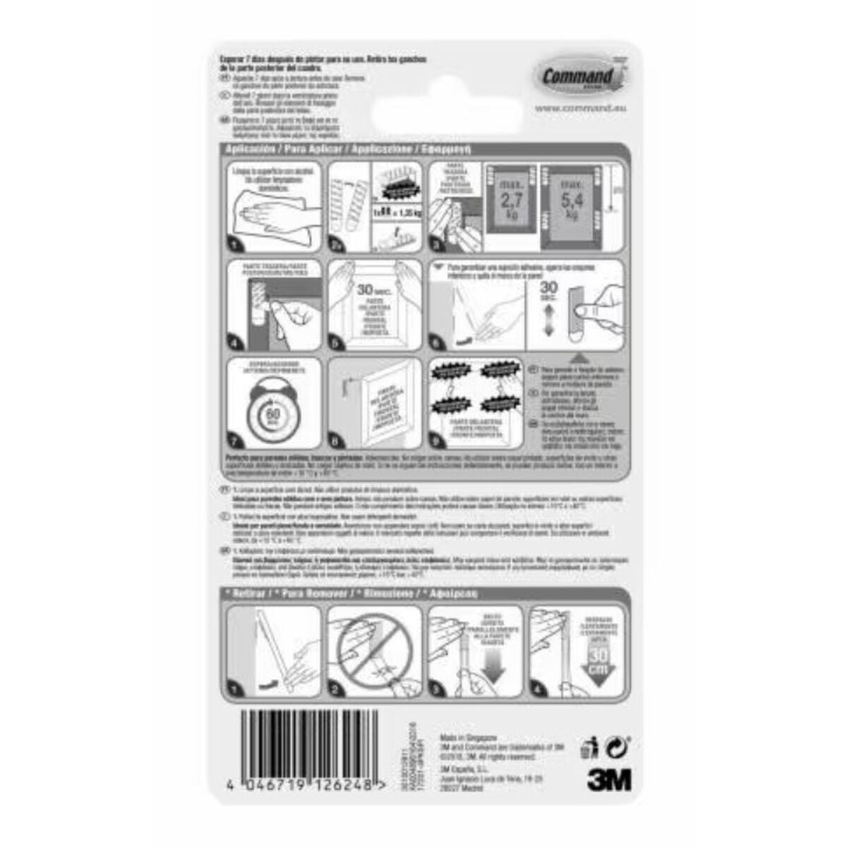 Skolryggsäck 3M 7100127044 Vit (4 antal)-Kontor och Kontorsmaterial, Skol- och utbildningsmaterial-3M-peaceofhome.se