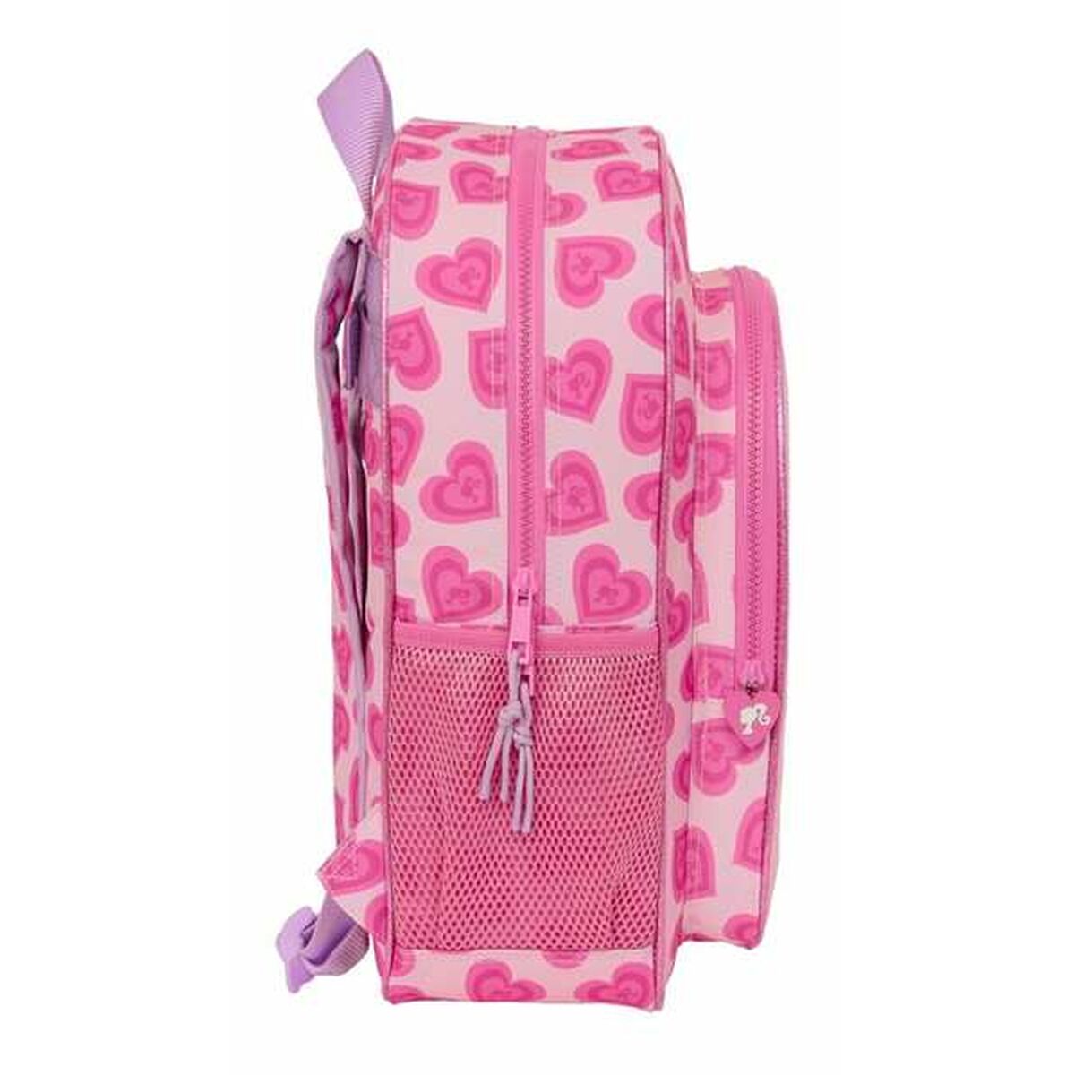Skolryggsäck Barbie Love Rosa 32 x 38 x 12 cm-Kontor och Kontorsmaterial, Skol- och utbildningsmaterial-Barbie-peaceofhome.se
