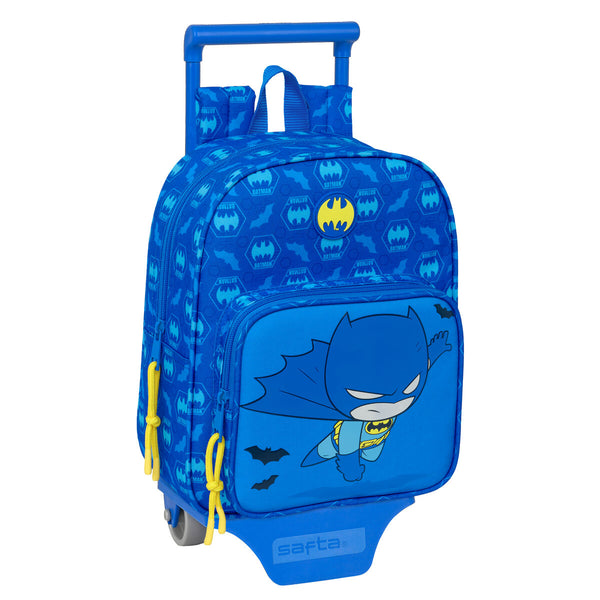 Skolryggsäck Batman Blå 22 x 27 x 10 cm-Kontor och Kontorsmaterial, Skol- och utbildningsmaterial-Batman-peaceofhome.se