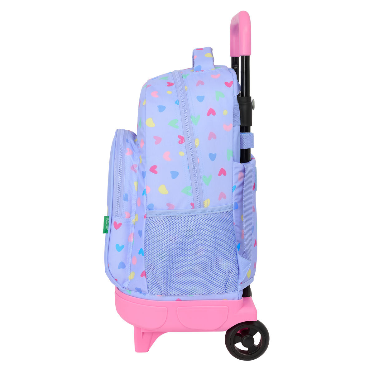 Skolryggsäck Benetton Lila Lila 33 x 45 x 22 cm-Kontor och Kontorsmaterial, Skol- och utbildningsmaterial-Benetton-peaceofhome.se