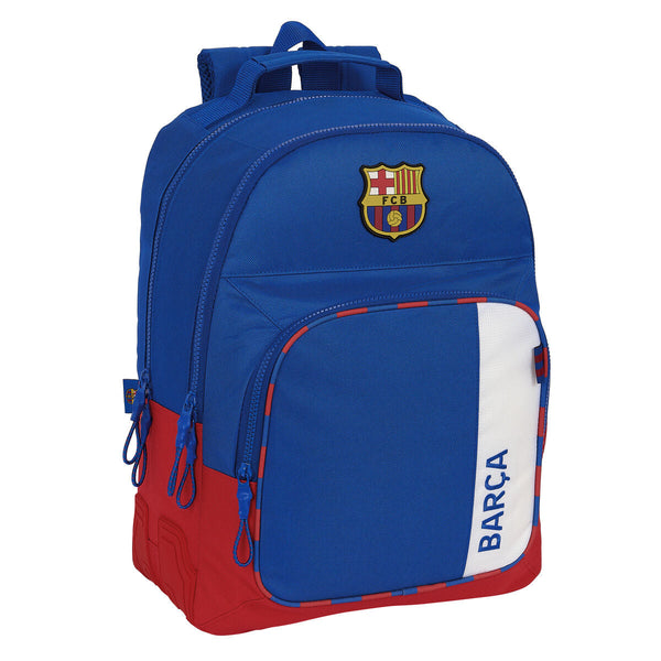 Skolryggsäck F.C. Barcelona Blå Rödbrun 32 x 42 x 15 cm-Kontor och Kontorsmaterial, Skol- och utbildningsmaterial-F.C. Barcelona-peaceofhome.se