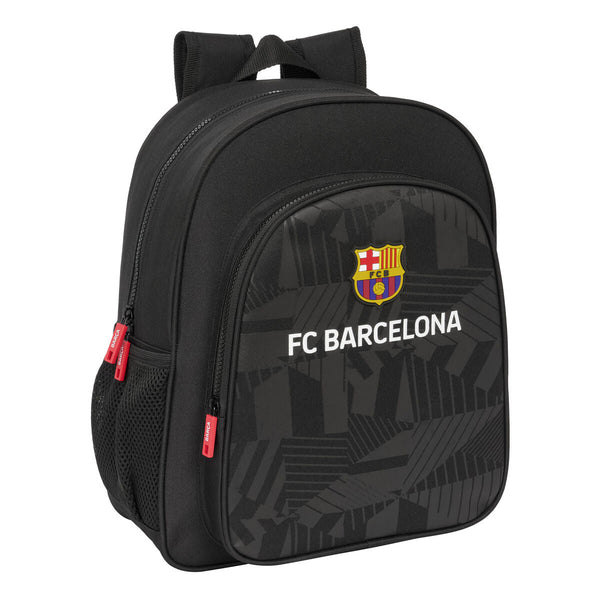 Skolryggsäck F.C. Barcelona Black Svart 32 x 38 x 12 cm-Kontor och Kontorsmaterial, Skol- och utbildningsmaterial-F.C. Barcelona-peaceofhome.se