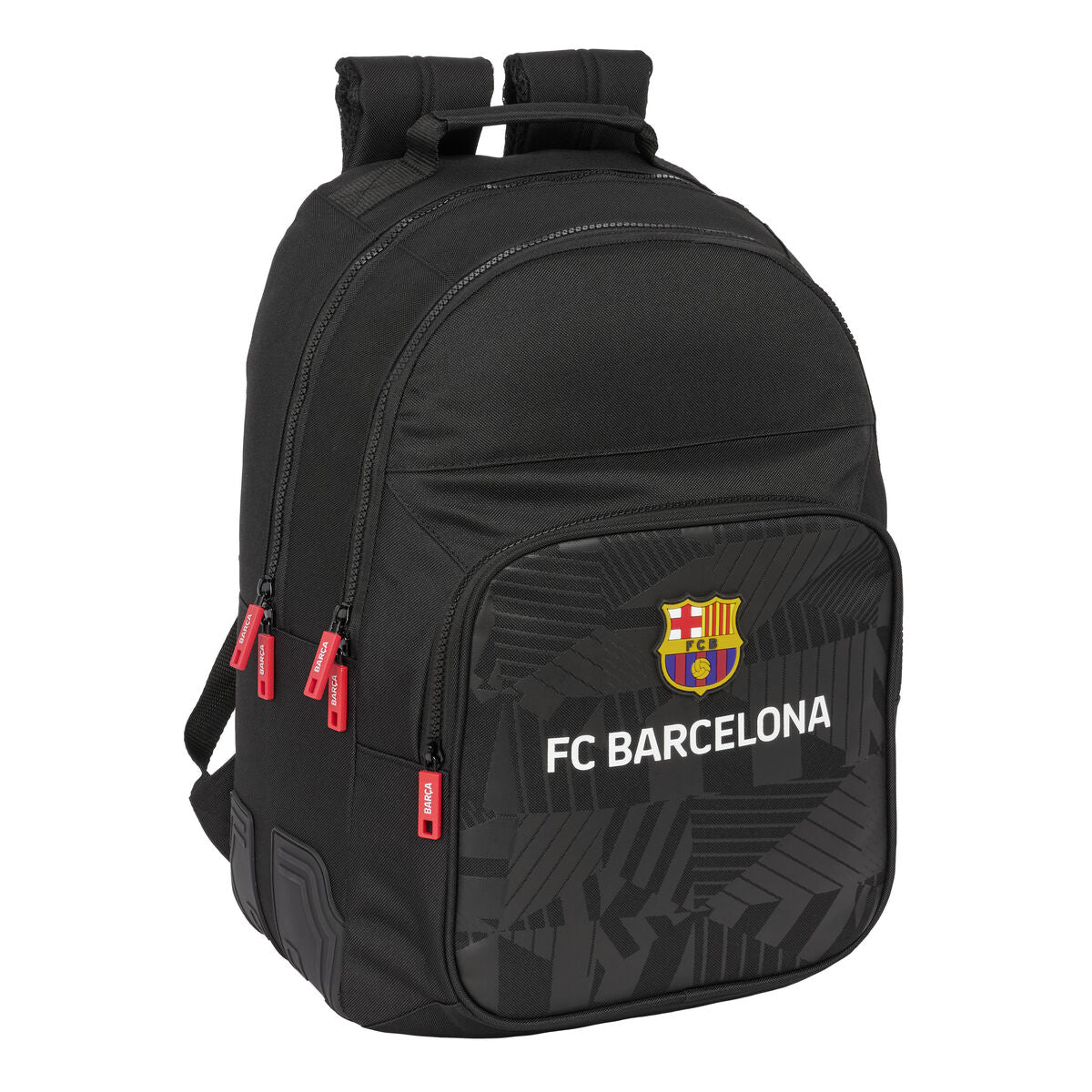 Skolryggsäck F.C. Barcelona Black Svart 32 x 42 x 15 cm-Kontor och Kontorsmaterial, Skol- och utbildningsmaterial-F.C. Barcelona-peaceofhome.se