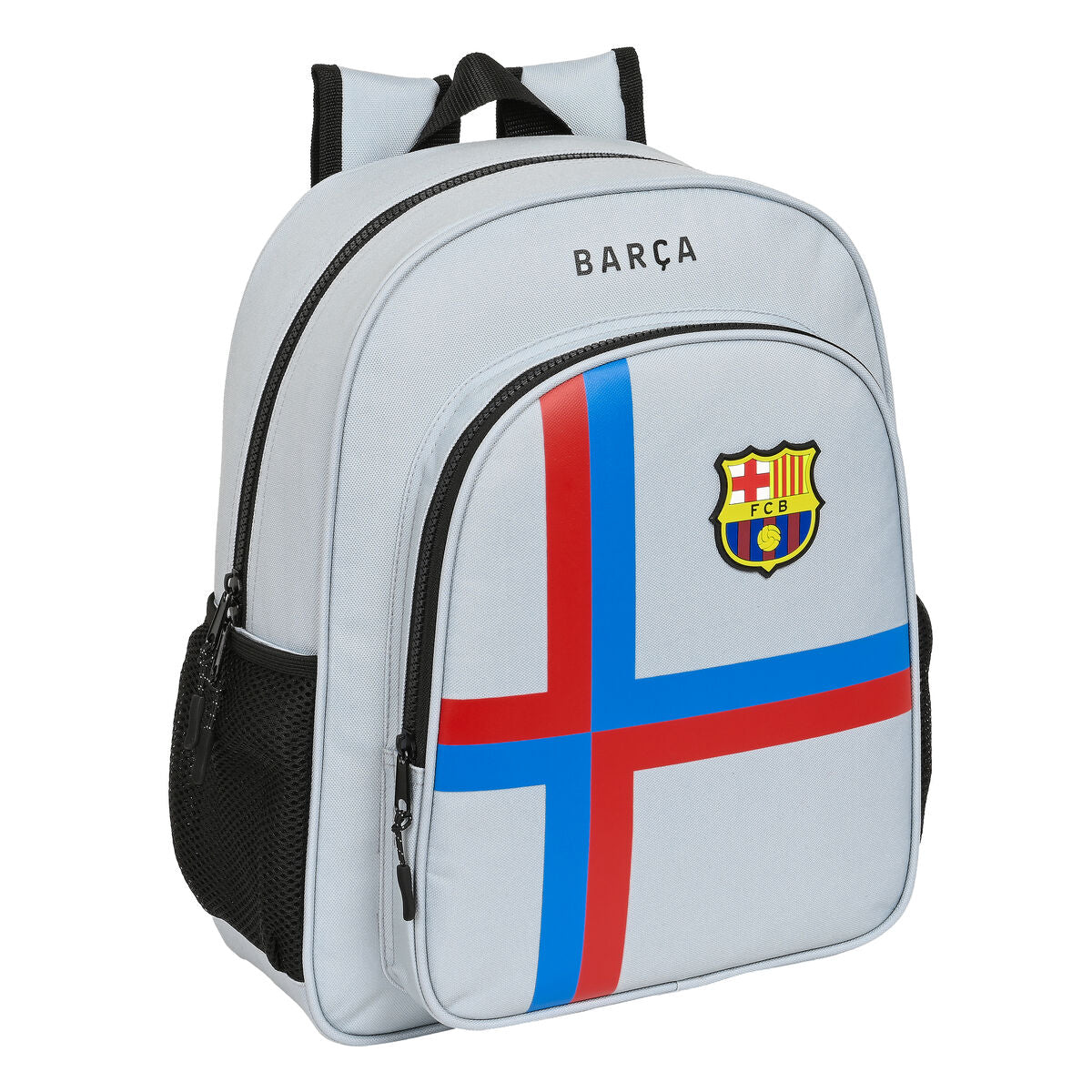 Skolryggsäck F.C. Barcelona Grå (32 x 38 x 12 cm)-Kontor och Kontorsmaterial, Skol- och utbildningsmaterial-F.C. Barcelona-peaceofhome.se