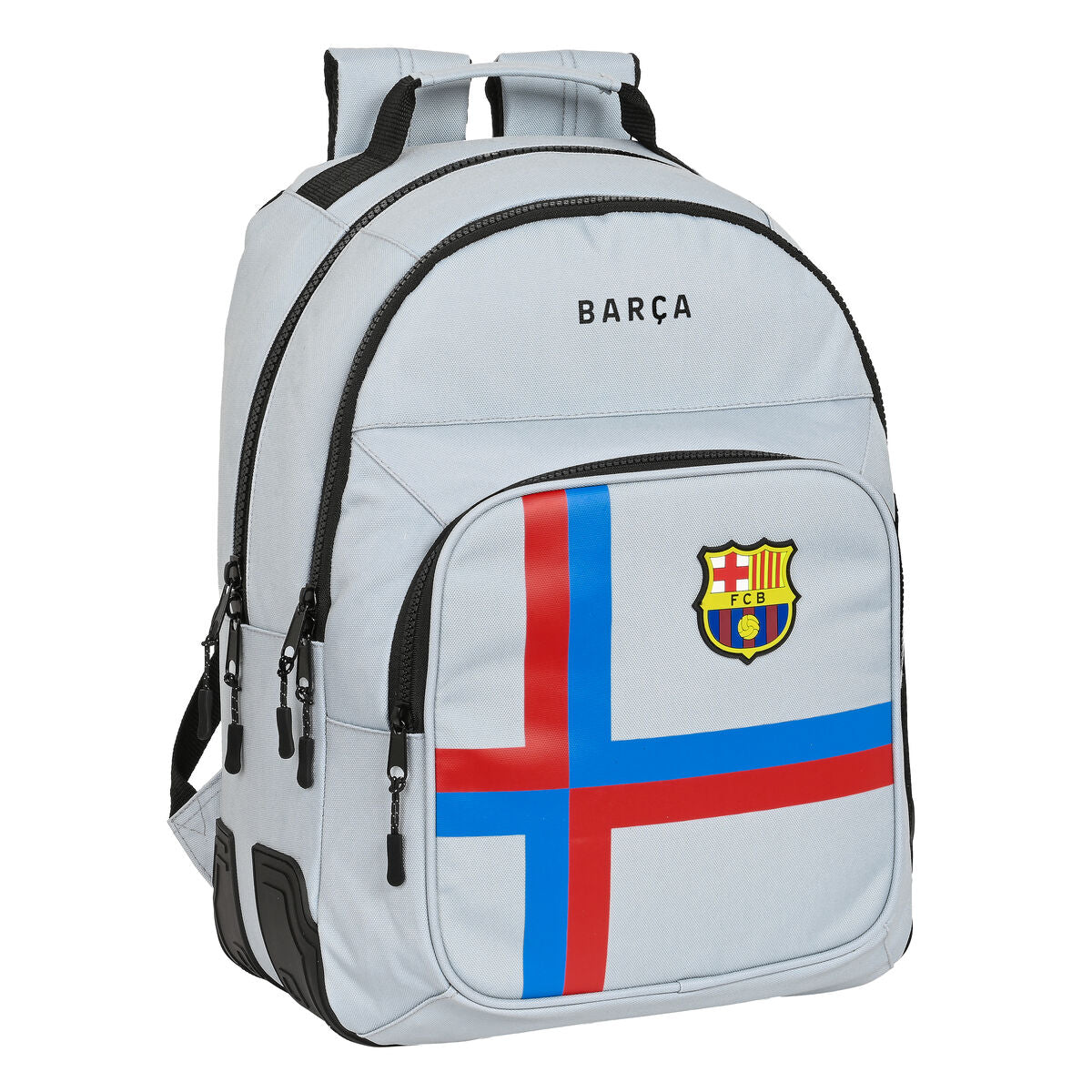 Skolryggsäck F.C. Barcelona Grå (32 x 42 x 15 cm)-Kontor och Kontorsmaterial, Skol- och utbildningsmaterial-F.C. Barcelona-peaceofhome.se