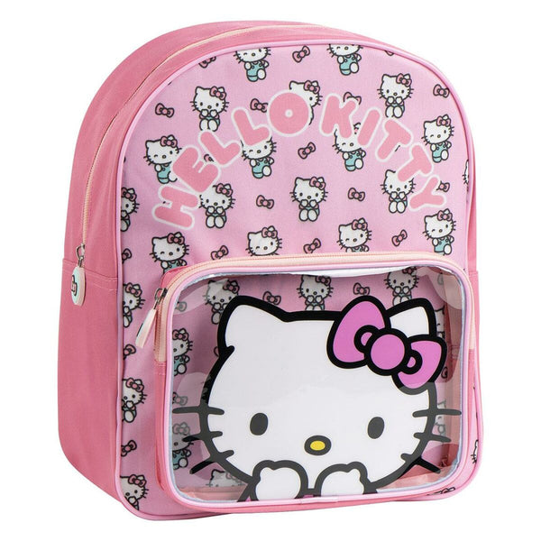 Skolryggsäck Hello Kitty Rosa 25 x 31 x 14 cm-Kontor och Kontorsmaterial, Skol- och utbildningsmaterial-Hello Kitty-peaceofhome.se