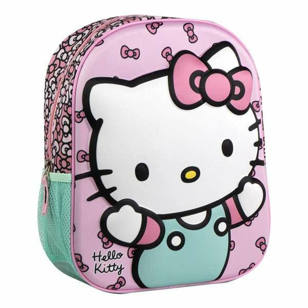 Skolryggsäck Hello Kitty Rosa 25,0 x 31,0 x 10,0 cm-Kontor och Kontorsmaterial, Skol- och utbildningsmaterial-Hello Kitty-peaceofhome.se