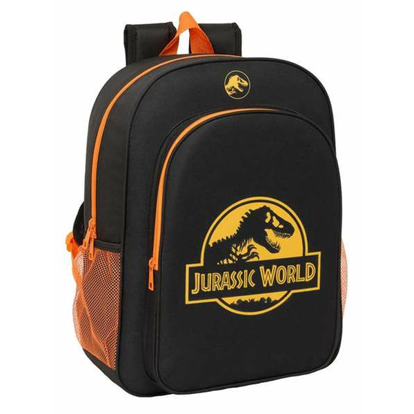 Skolryggsäck Jurassic World Svart 33 x 42 x 14 cm-Kontor och Kontorsmaterial, Skol- och utbildningsmaterial-Jurassic World-peaceofhome.se