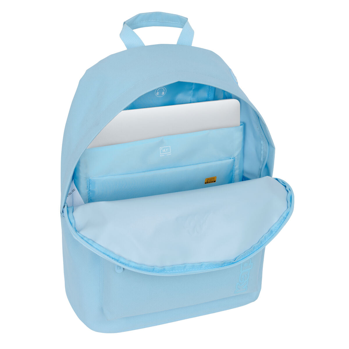 Skolryggsäck Kappa kappa basics Celeste 31 x 41 x 16 cm-Kontor och Kontorsmaterial, Skol- och utbildningsmaterial-Kappa-peaceofhome.se