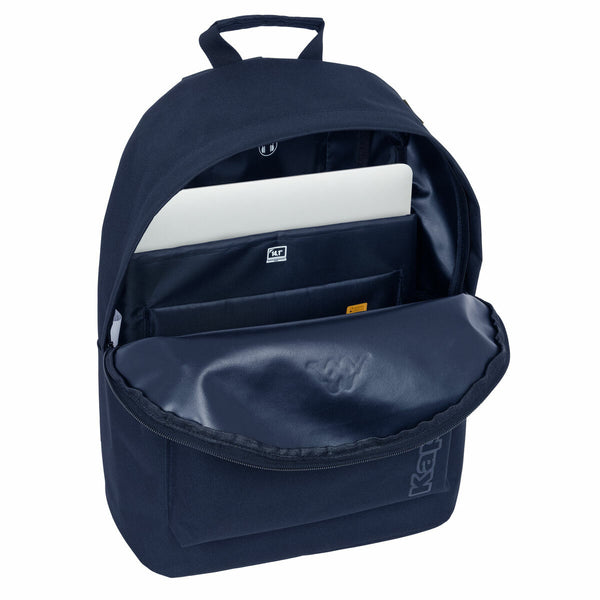 Skolryggsäck Kappa kappa basics Marinblå 31 x 41 x 16 cm-Kontor och Kontorsmaterial, Skol- och utbildningsmaterial-Kappa-peaceofhome.se