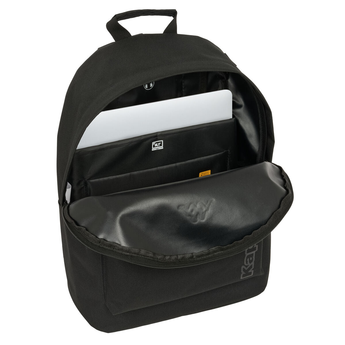 Skolryggsäck Kappa kappa basics Svart 31 x 41 x 16 cm-Kontor och Kontorsmaterial, Skol- och utbildningsmaterial-Kappa-peaceofhome.se