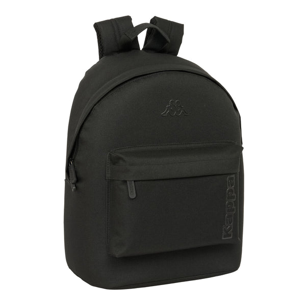 Skolryggsäck Kappa kappa basics Svart 31 x 41 x 16 cm-Kontor och Kontorsmaterial, Skol- och utbildningsmaterial-Kappa-peaceofhome.se