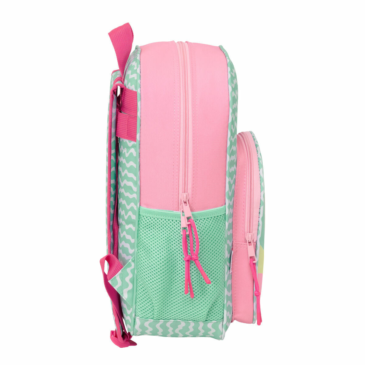 Skolryggsäck Lilo & Stitch Ice cream Rosa 32 x 38 x 12 cm-Kontor och Kontorsmaterial, Skol- och utbildningsmaterial-Lilo & Stitch-peaceofhome.se