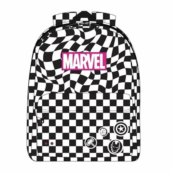 Skolryggsäck Marvel Svart 32 x 12 x 42 cm-Kontor och Kontorsmaterial, Skol- och utbildningsmaterial-Marvel-peaceofhome.se