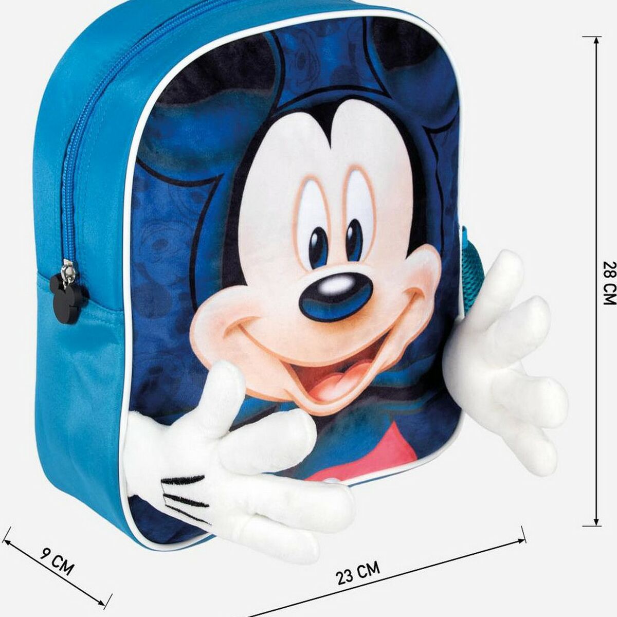 Skolryggsäck Mickey Mouse Blå (25 x 31 x 1 cm)-Kontor och Kontorsmaterial, Skol- och utbildningsmaterial-Mickey Mouse-peaceofhome.se