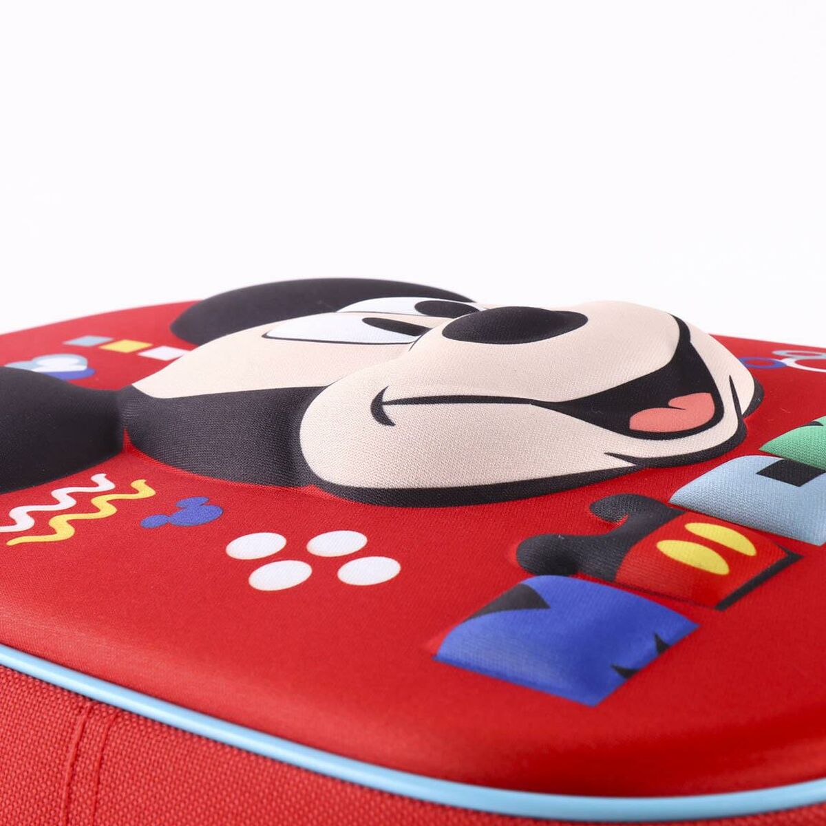 Skolryggsäck Mickey Mouse Röd (25 x 31 x 10 cm)-Kontor och Kontorsmaterial, Skol- och utbildningsmaterial-Mickey Mouse-peaceofhome.se