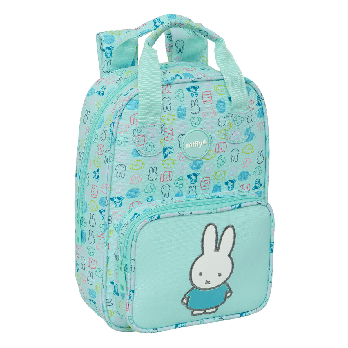 Skolryggsäck Miffy Friends Blå 20 x 28 x 8 cm-Kontor och Kontorsmaterial, Skol- och utbildningsmaterial-Miffy-peaceofhome.se