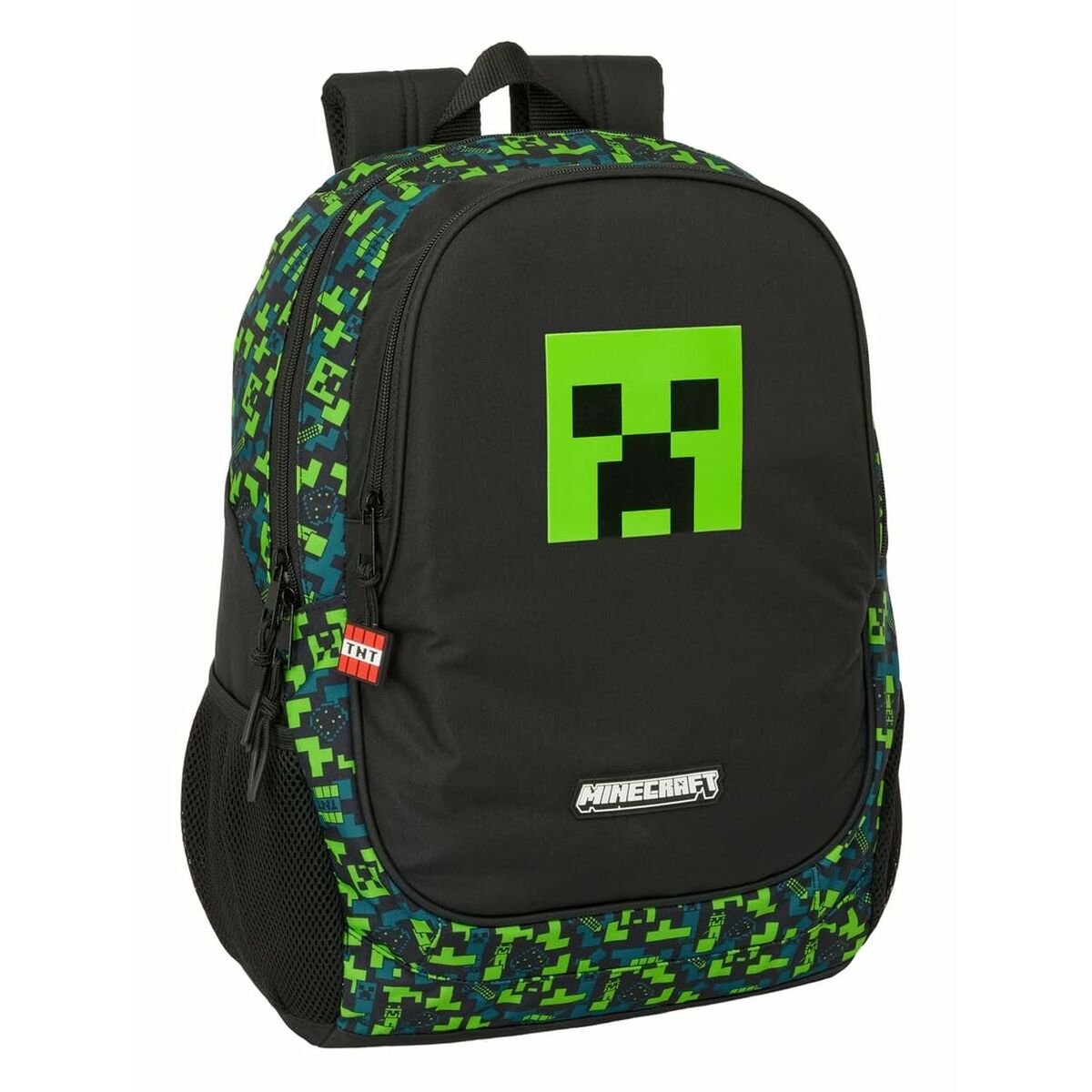 Skolryggsäck Minecraft Tnt Multicolour 32 x 44 x 16 cm-Kontor och Kontorsmaterial, Skol- och utbildningsmaterial-Minecraft-peaceofhome.se