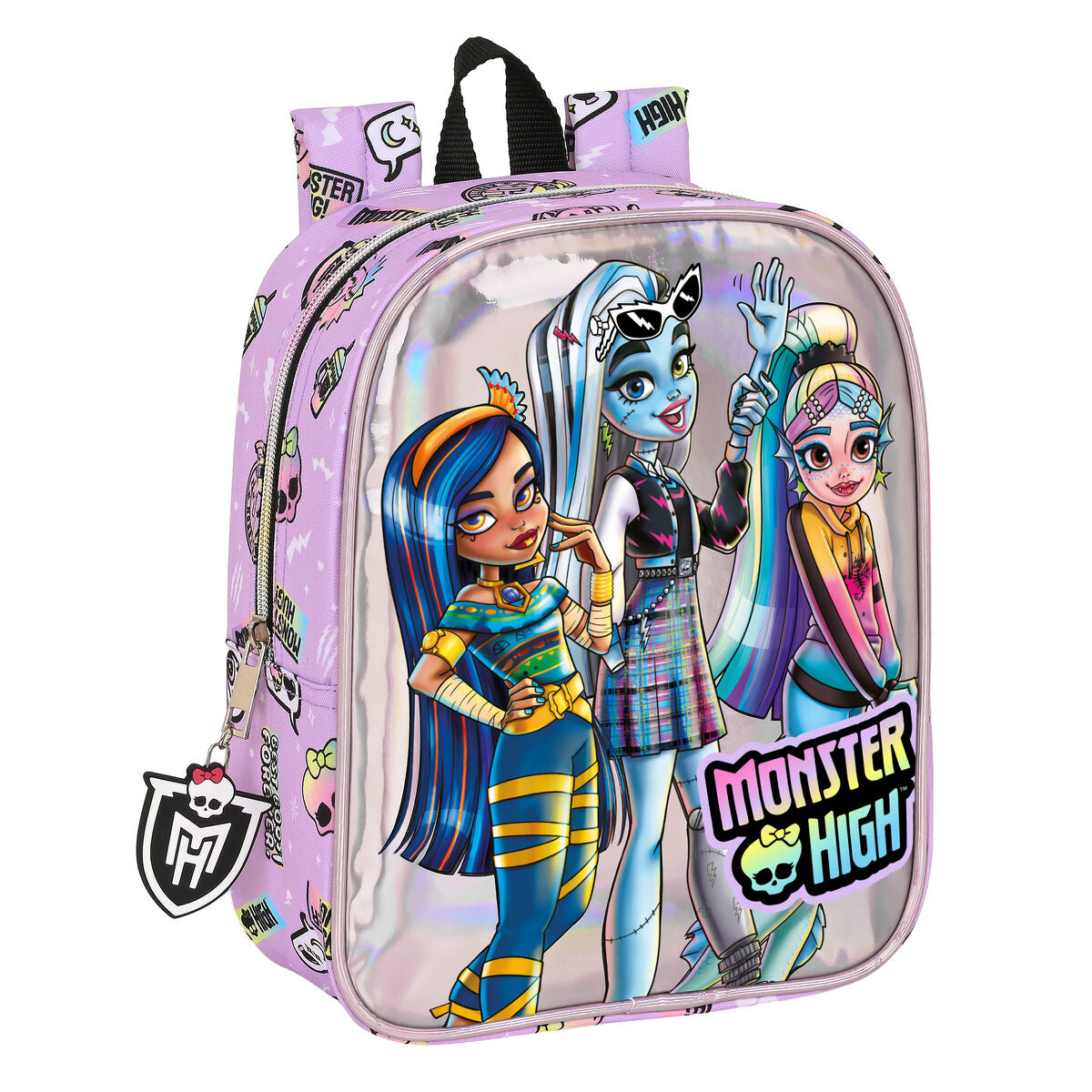 Skolryggsäck Monster High Best boos Lila 22 x 27 x 10 cm-Kontor och Kontorsmaterial, Skol- och utbildningsmaterial-Monster High-peaceofhome.se