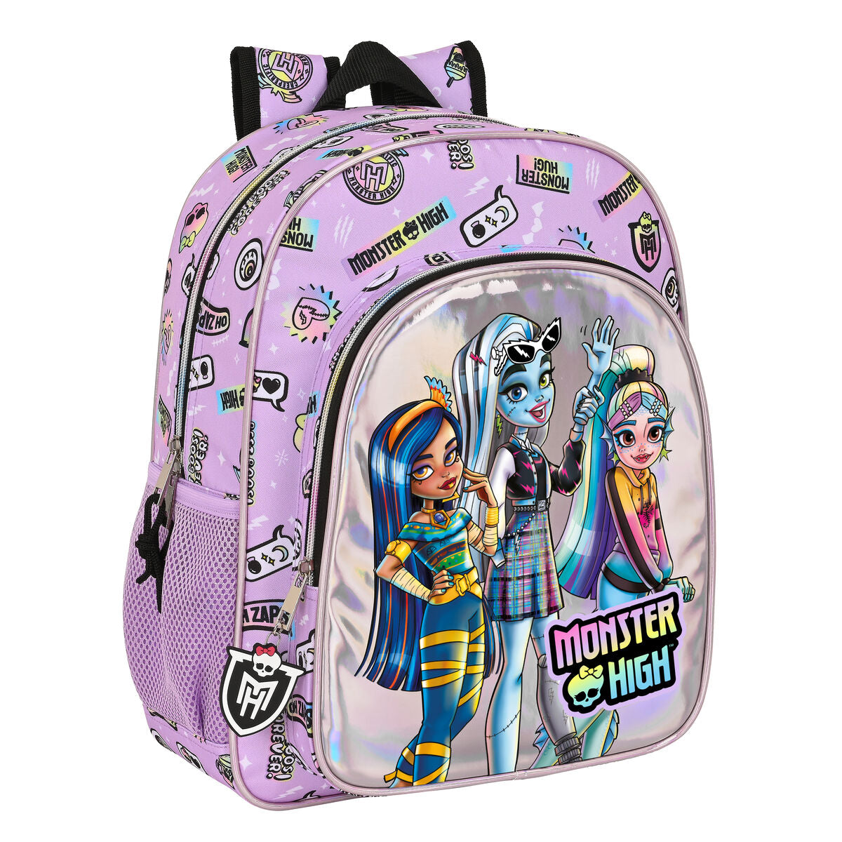 Skolryggsäck Monster High Best boos Lila 32 X 38 X 12 cm-Kontor och Kontorsmaterial, Skol- och utbildningsmaterial-Monster High-peaceofhome.se