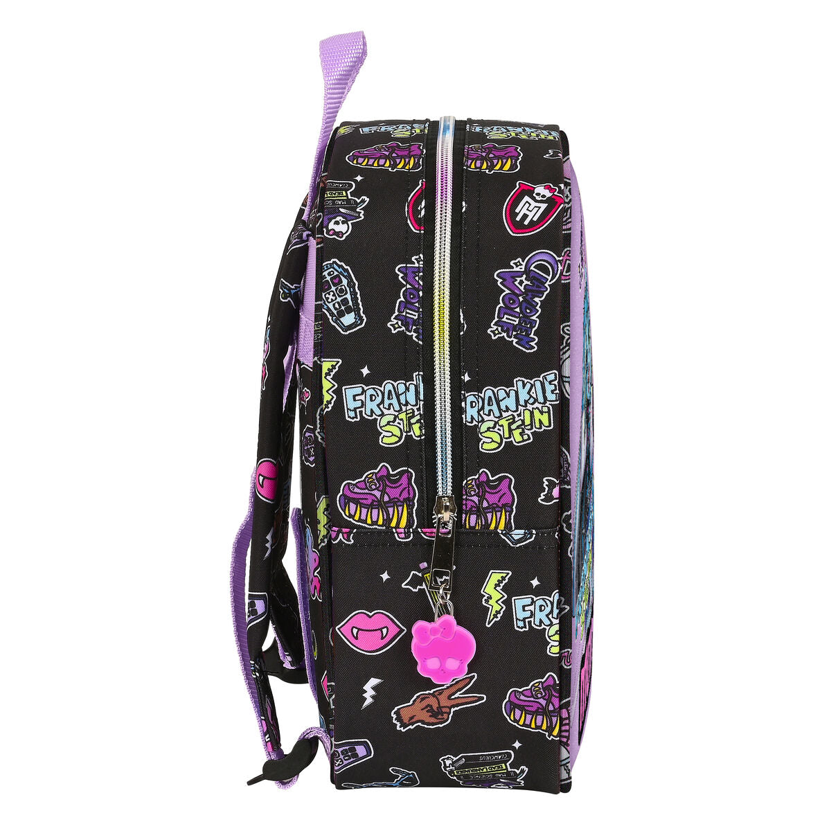 Skolryggsäck Monster High Creep Svart 22 x 27 x 10 cm-Kontor och Kontorsmaterial, Skol- och utbildningsmaterial-Monster High-peaceofhome.se