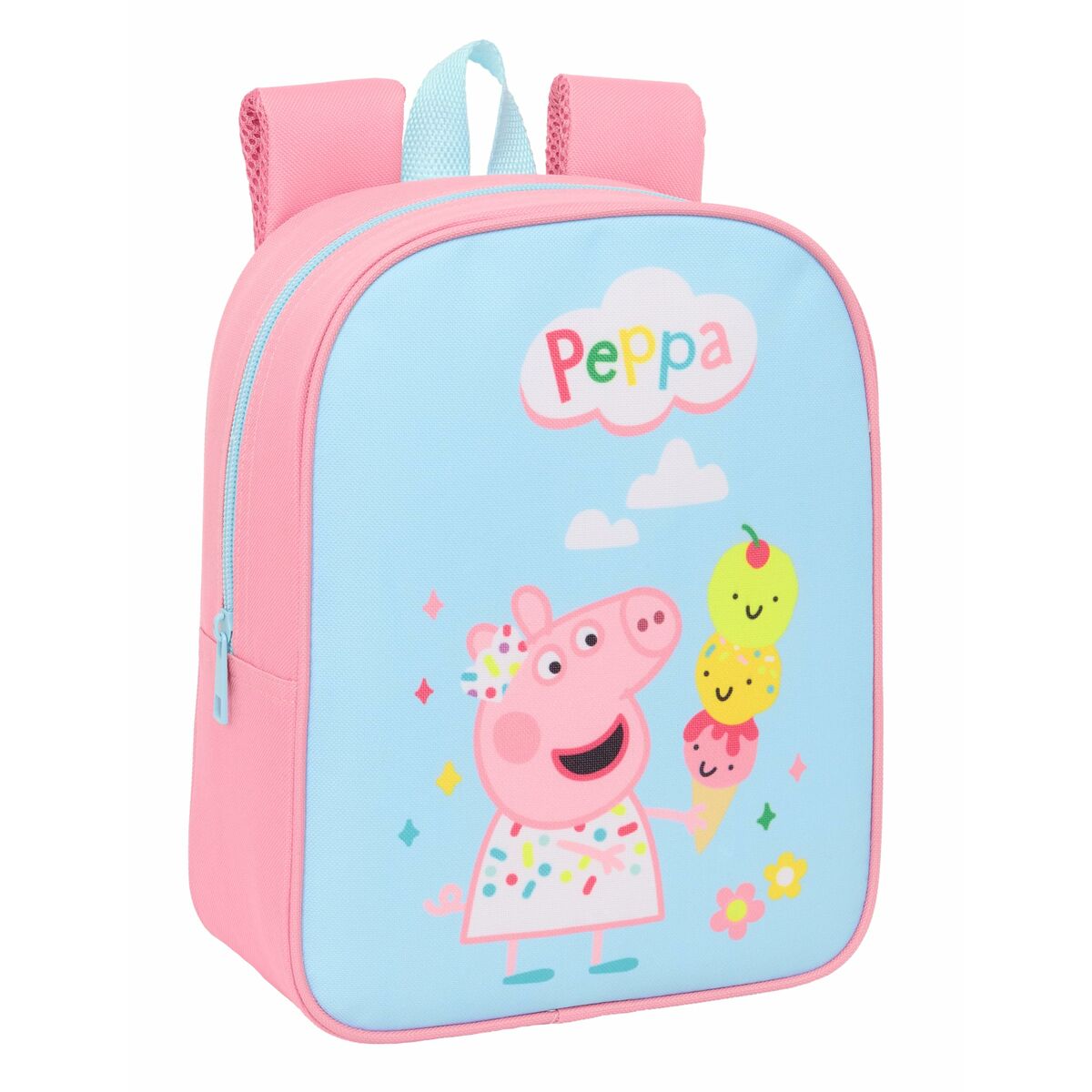 Skolryggsäck Peppa Pig Blå Rosa 22 x 27 x 10 cm-Kontor och Kontorsmaterial, Skol- och utbildningsmaterial-Peppa Pig-peaceofhome.se