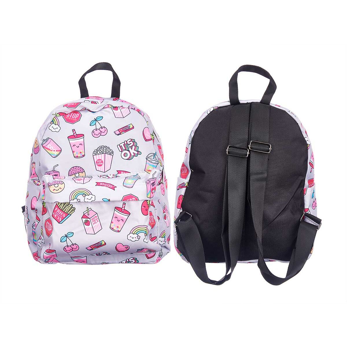 Skolryggsäck Pincello 585 585 Multicolour 28 x 12 x 22 cm 22 x 28 x 12 cm Regnbåge (12 antal)-Kontor och Kontorsmaterial, Skol- och utbildningsmaterial-Pincello-peaceofhome.se