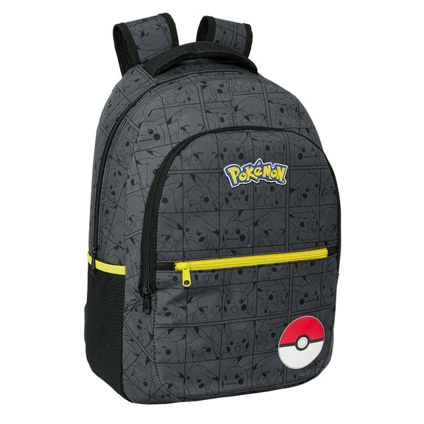 Skolryggsäck Pokémon Multicolour 32 x 45 x 12 cm-Kontor och Kontorsmaterial, Skol- och utbildningsmaterial-Pokémon-peaceofhome.se